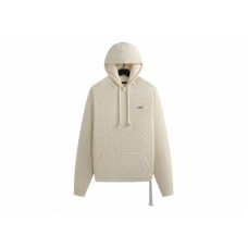 Kith Mixed Stitch Interlock Williams III Hoodie Sandrift