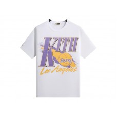 Kith NBA All-Star Los Angeles Lakers Retro Ball Boxy Tee White