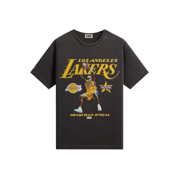 Kith NBA All-Star Los Angeles Lakers Shaquille ONeal Vintage Tee Black