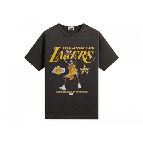 Kith NBA All-Star Los Angeles Lakers Shaquille ONeal Vintage Tee Black