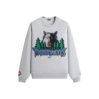 Kith NBA All-Star Minnesota Timberwolves Nelson Crewneck Light Heather Grey