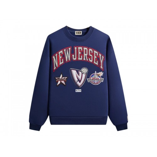 Kith NBA All-Star New Jersey Nets Nelson Crewneck Quantum Kith NBA All-Star New Jersey Nets Nelson Crewneck Quantum