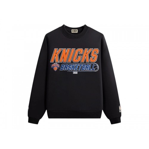 Kith NBA All-Star New York Knicks Nelson Crewneck Black Kith NBA All-Star New York Knicks Nelson Crewneck Black