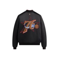 Kith NBA All-Star Philadelphia 76ers Bomber Jacket Black