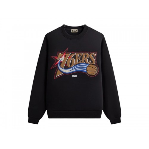 Kith NBA All-Star Philadelphia 76ers Nelson Crewneck Black