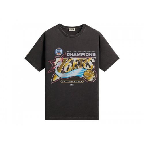 Kith NBA All-Star Philadelphia 76ers Vintage Tee Black Kith NBA All-Star Philadelphia 76ers Vintage Tee Black