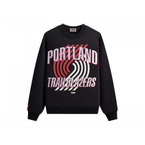 Kith NBA All-Star Portland Trail Blazers Nelson Crewneck Black