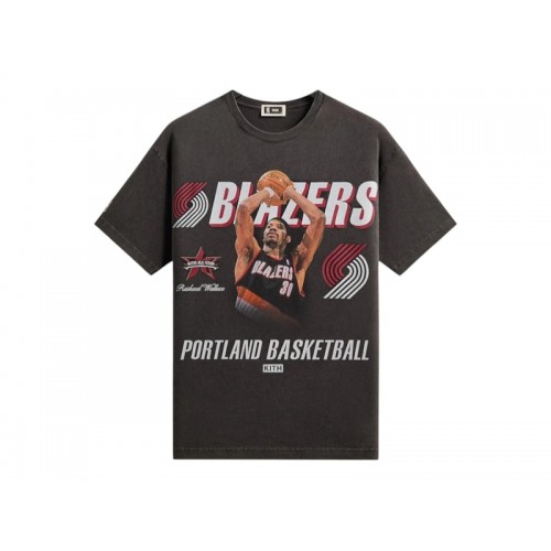 Kith NBA All-Star Portland Trail Blazers Rasheed Wallace Tee Black Kith NBA All-Star Portland Trail Blazers Rasheed Wallace Tee Black