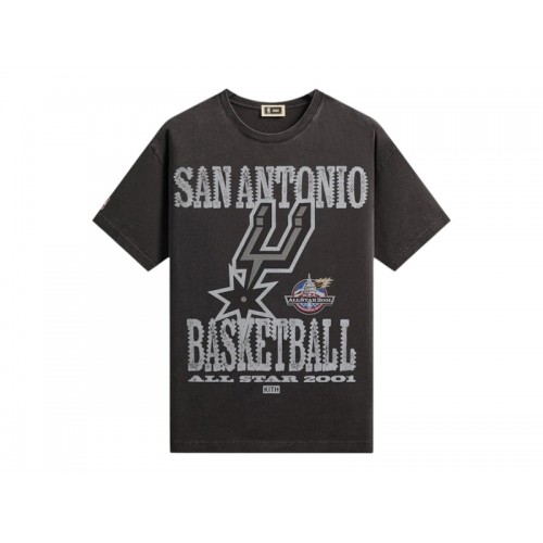 Kith NBA All-Star San Antonio Spurs Vintage Tee Black Kith NBA All-Star San Antonio Spurs Vintage Tee Black