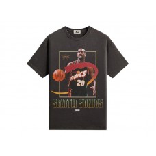 Kith NBA All-Star Seattle SuperSonics Gary Payton Vintage Tee Black