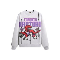 Kith NBA All-Star Toronto Raptors Nelson Crewneck Light Heather Grey