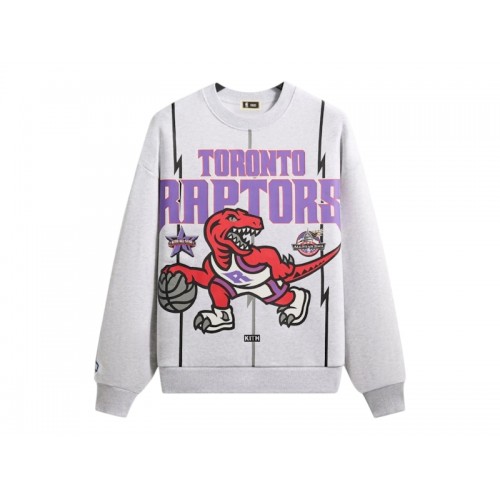 Kith NBA All-Star Toronto Raptors Nelson Crewneck Light Heather Grey