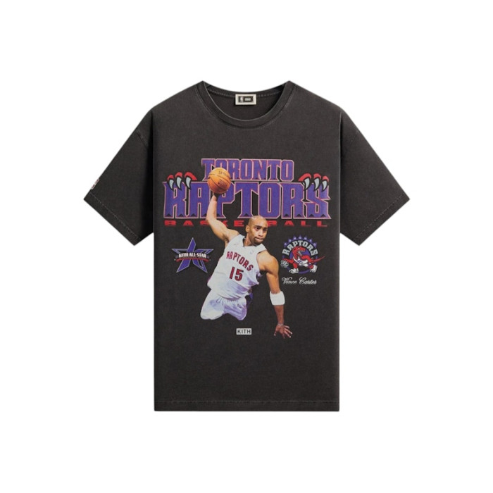 Kith NBA All-Star Toronto Raptors Vince Carter Vintage Tee Black Kith NBA All-Star Toronto Raptors Vince Carter Vintage Tee Black