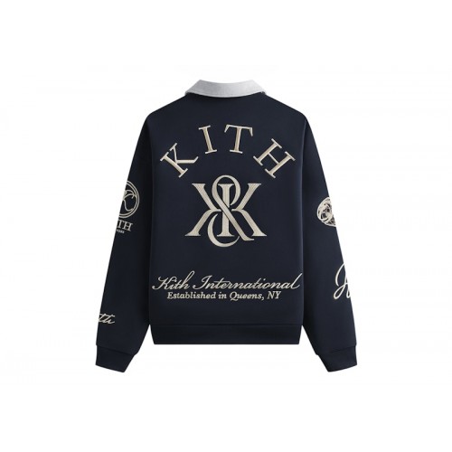 Оригинальный шмот Kith Nelson Collared Pullover Nocturnal