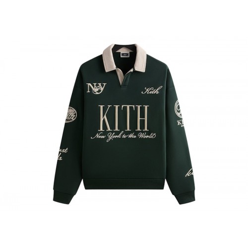 Оригинальный шмот Kith Nelson Collared Pullover Stadium