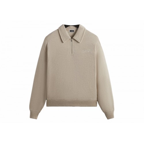 Оригинальный шмот Kith Nelson Quarter Zip Rugby Sandy Heather