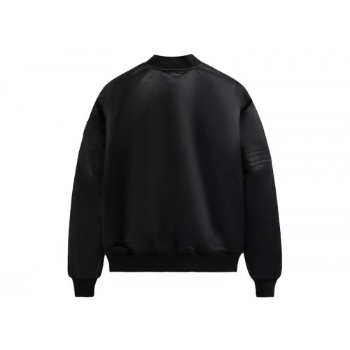 Kith New York Knicks Satin Bomber Jacket Black