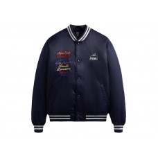 Kith New York to the World Satin Bomber Jacket Nocturnal