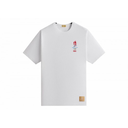 Оригинальный шмот Kith Olympics Heritage Albertville 1992 Vintage Tee White