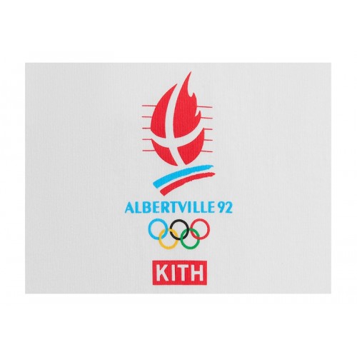 Оригинальный шмот Kith Olympics Heritage Albertville 1992 Vintage Tee White