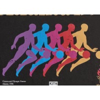 Kith Olympics Heritage Atlanta Basketball Vintage Tee Black