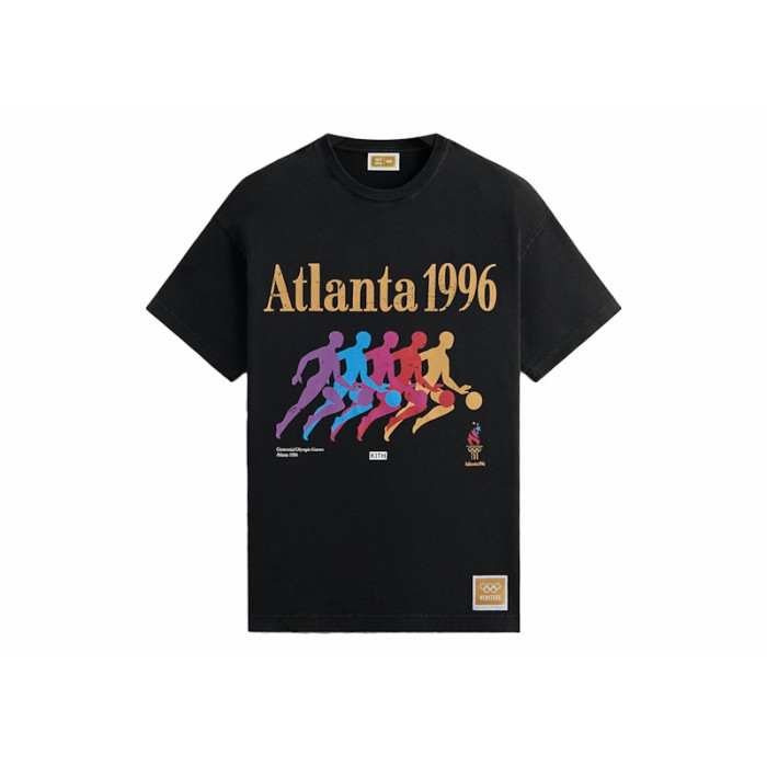Kith Olympics Heritage Atlanta Basketball Vintage Tee Black