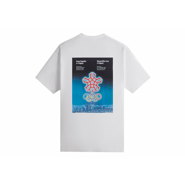 Kith Olympics Heritage Calgary 1988 Vintage Tee White