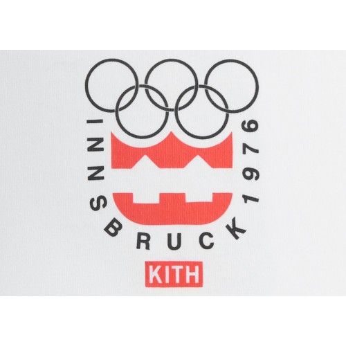 Оригинальный шмот Kith Olympics Heritage Innsbruck 1976 Vintage Tee White