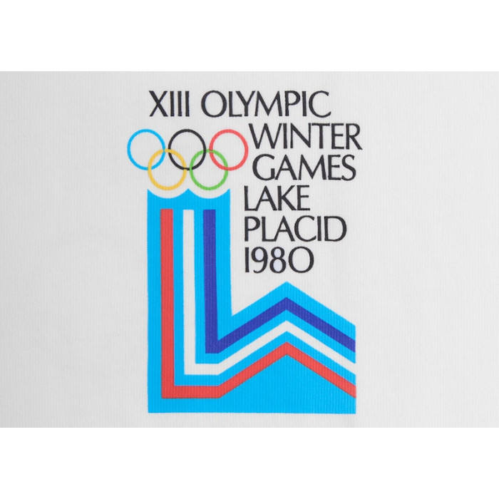 Kith For Olympics Heritage Lake Placid 1980 Vintage Tee White Kith For Olympics Heritage Lake Placid 1980 Vintage Tee White