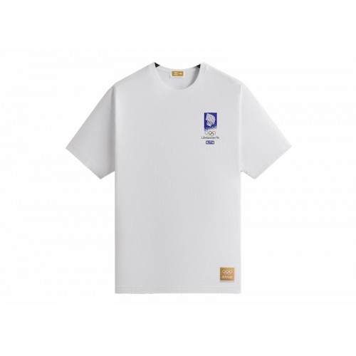 Оригинальный шмот Kith Olympics Heritage Lillehammer 1994 Vintage Tee White