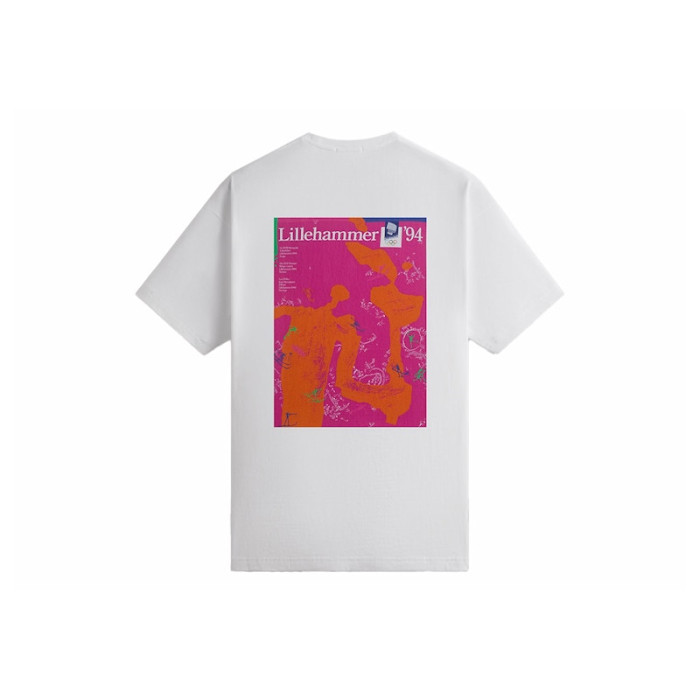 Оригинальный шмот Kith Olympics Heritage Lillehammer 1994 Vintage Tee White