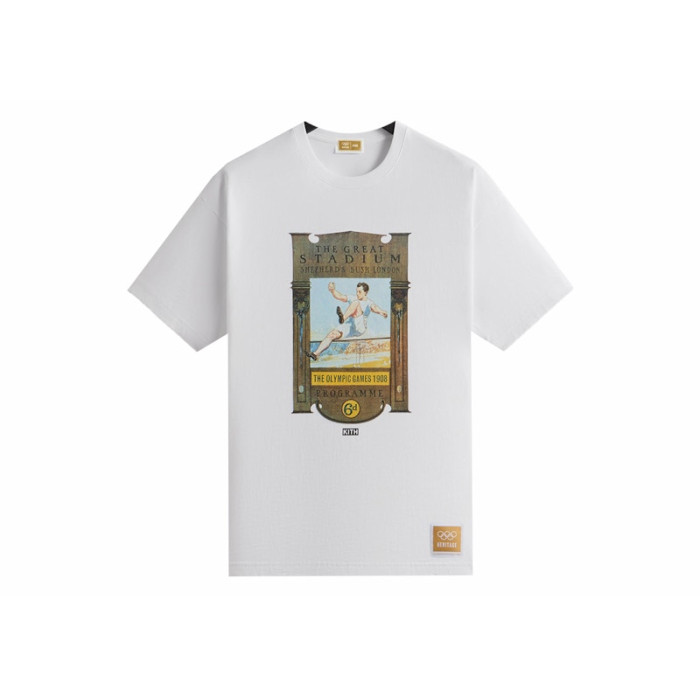 Kith Olympics Heritage London 1908 Vintage Tee White