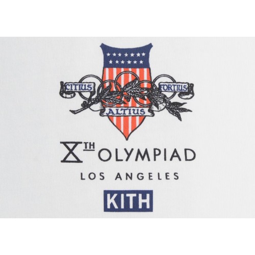 Оригинальный шмот Kith Olympics Heritage Los Angeles 1932 Vintage Tee White