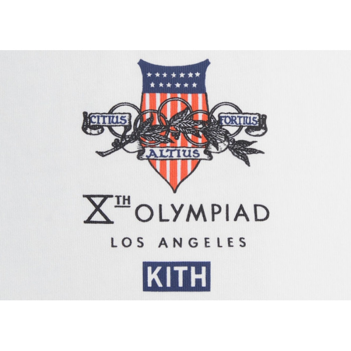 Kith Olympics Heritage Los Angeles 1932 Vintage Tee White Kith Olympics Heritage Los Angeles 1932 Vintage Tee White