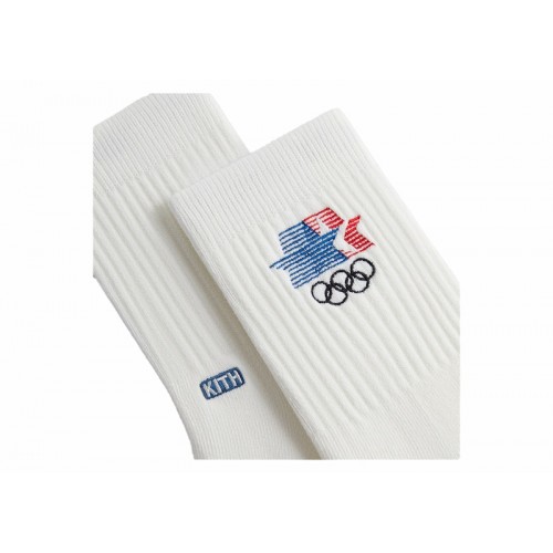 Оригинальный шмот Kith Olympics Heritage Los Angeles Mid Crew Sock Silk