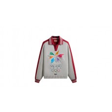 Kith Olympics Heritage Marks Nelson Rugby Sweater Light Heather Grey