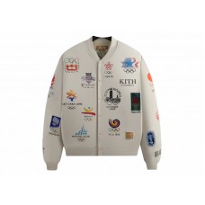 Kith Olympics Heritage Marvin Bomber Jacket Sandy Heather