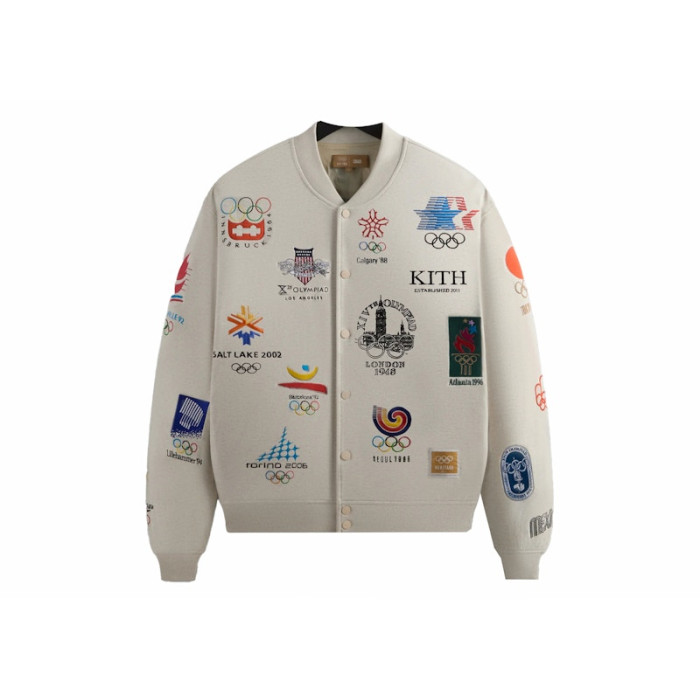 Kith Olympics Heritage Marvin Bomber Jacket Sandy Heather