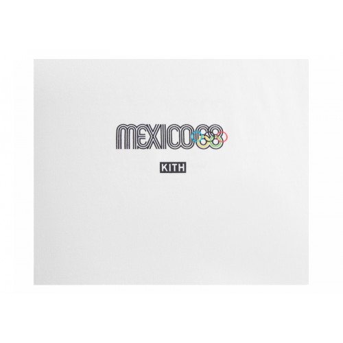Оригинальный шмот Kith Olympics Heritage Mexico City 1968 Vintage Tee White