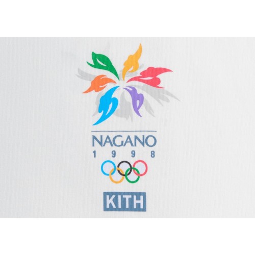 Оригинальный шмот Kith Olympics Heritage Nagano 1998 Vintage Tee White