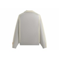 Kith Olympics Heritage Nelson Collared Pullover Light Heather Grey