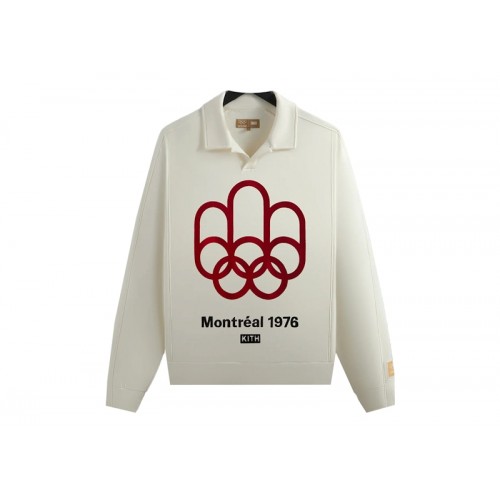 Оригинальный шмот Kith Olympics Heritage Nelson Collared Pullover Silk