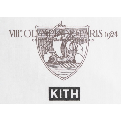 Оригинальный шмот Kith Olympics Heritage Paris 1924 Vintage Tee White