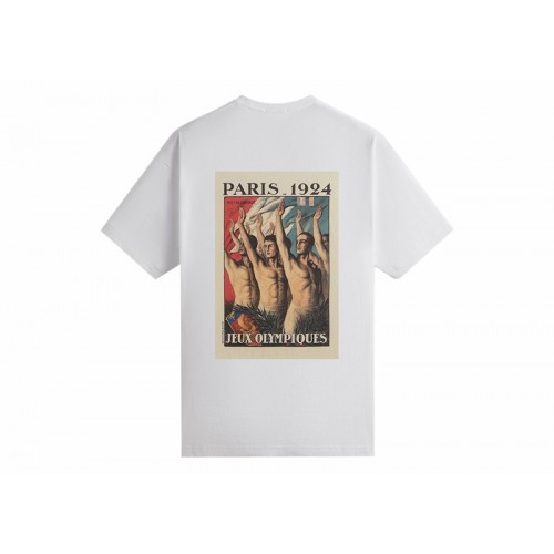 Оригинальный шмот Kith Olympics Heritage Paris 1924 Vintage Tee White