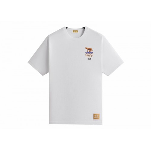 Оригинальный шмот Kith Olympics Heritage Rome 1960 Vintage Tee White