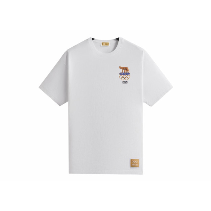 Оригинальный шмот Kith Olympics Heritage Rome 1960 Vintage Tee White Оригинальный шмот Kith Olympics Heritage Rome 1960 Vintage Tee White