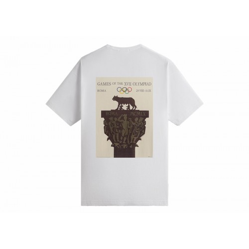 Оригинальный шмот Kith Olympics Heritage Rome 1960 Vintage Tee White