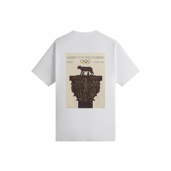 Оригинальный шмот Kith Olympics Heritage Rome 1960 Vintage Tee White