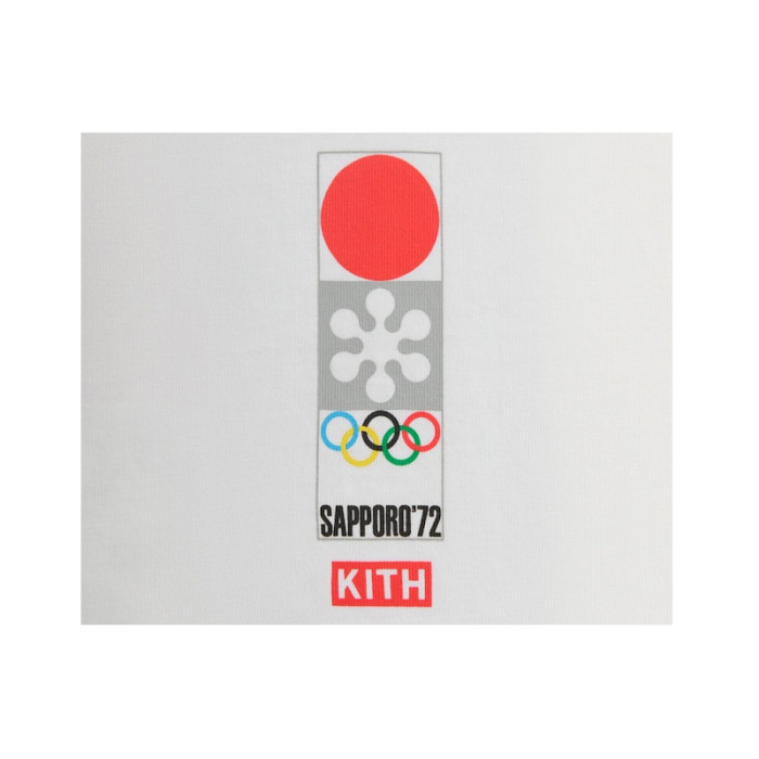 Оригинальный шмот Kith Olympics Heritage Sapporo 1972 Vintage Tee White Оригинальный шмот Kith Olympics Heritage Sapporo 1972 Vintage Tee White