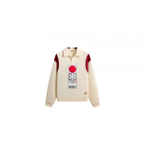 Kith Olympics Heritage Sapporo Vintage Nelson Rugby Sandrift